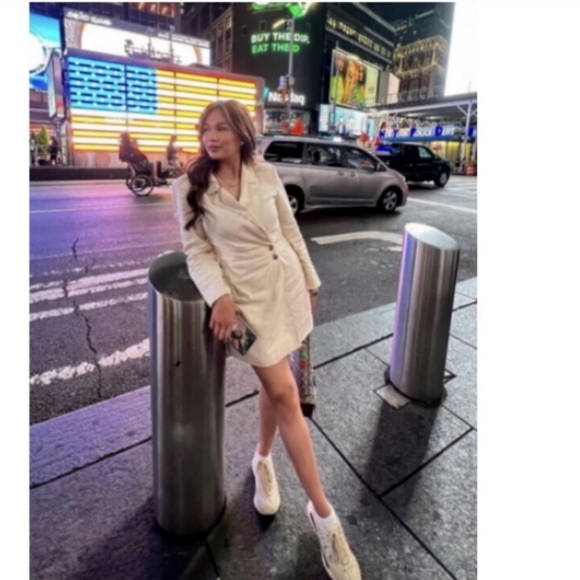 Zara Linen Blend Blazer Dress Size M - Picture 2 of 11